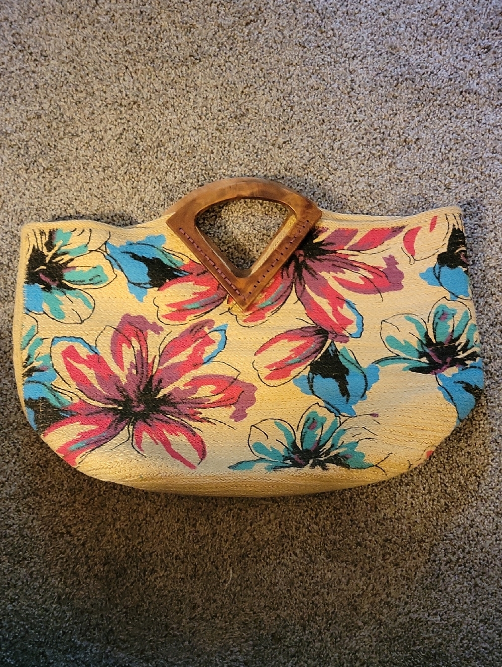 Antik Kraft Floral Bag